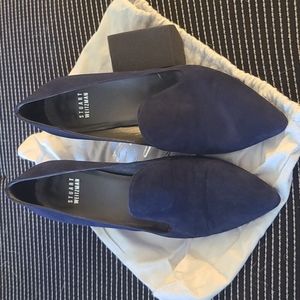 Navy Suede Heels